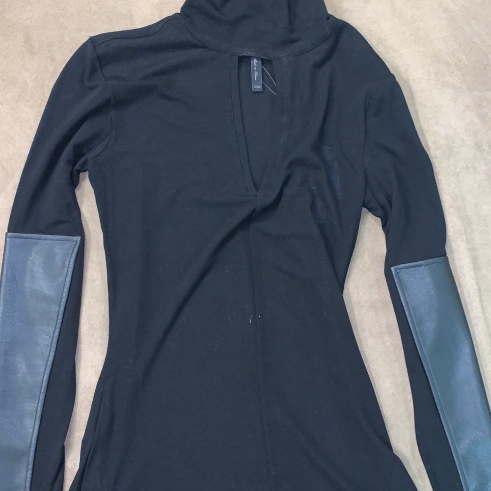 BCBG Black Long Sleeve Top